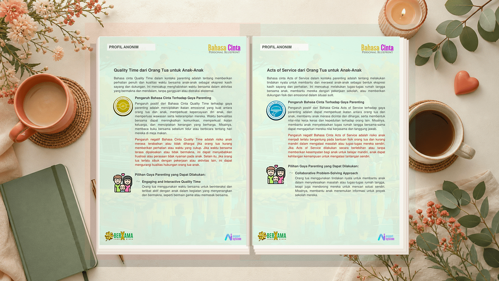 Aplikasi bahasa cinta dalam parenting