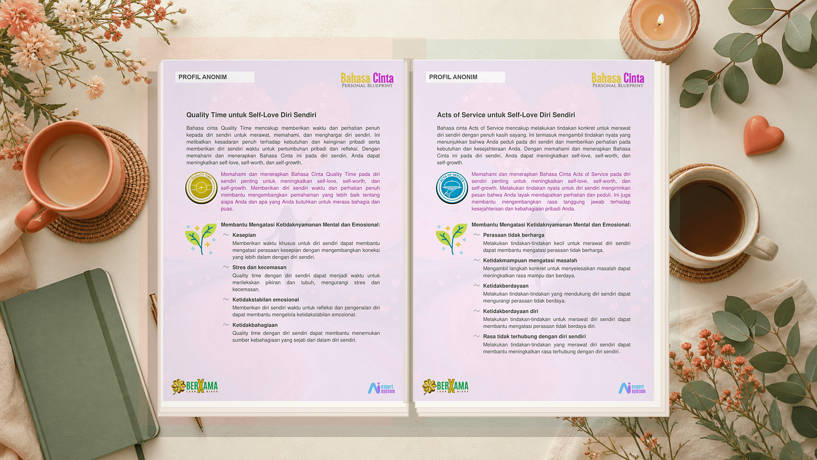 Aplikasi bahasa cinta untuk self-love
